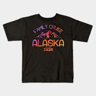 Alaska Cruise 2024 Family Summer Vacation Travel Matching Kids T-Shirt